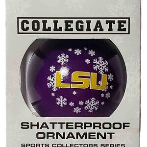 Louisiana State University LSU Tigers Shatterproof Holiday Christmas Ornament
